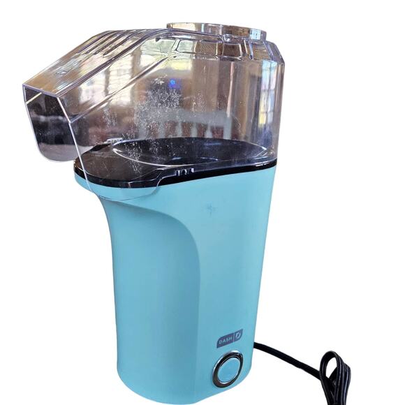 Dash Hot Air Popcorn Popper Maker Plug In Light Blue READ - Picture 1 of 5